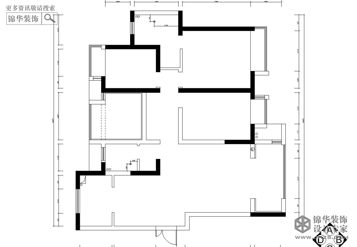 宜家三居室132平米16万-中义阿卡迪亚装修案例-郑州房天下家居装修网