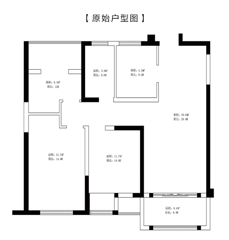 【景瑞御府】93㎡ 现代风格 研发方案 户型解析-装修