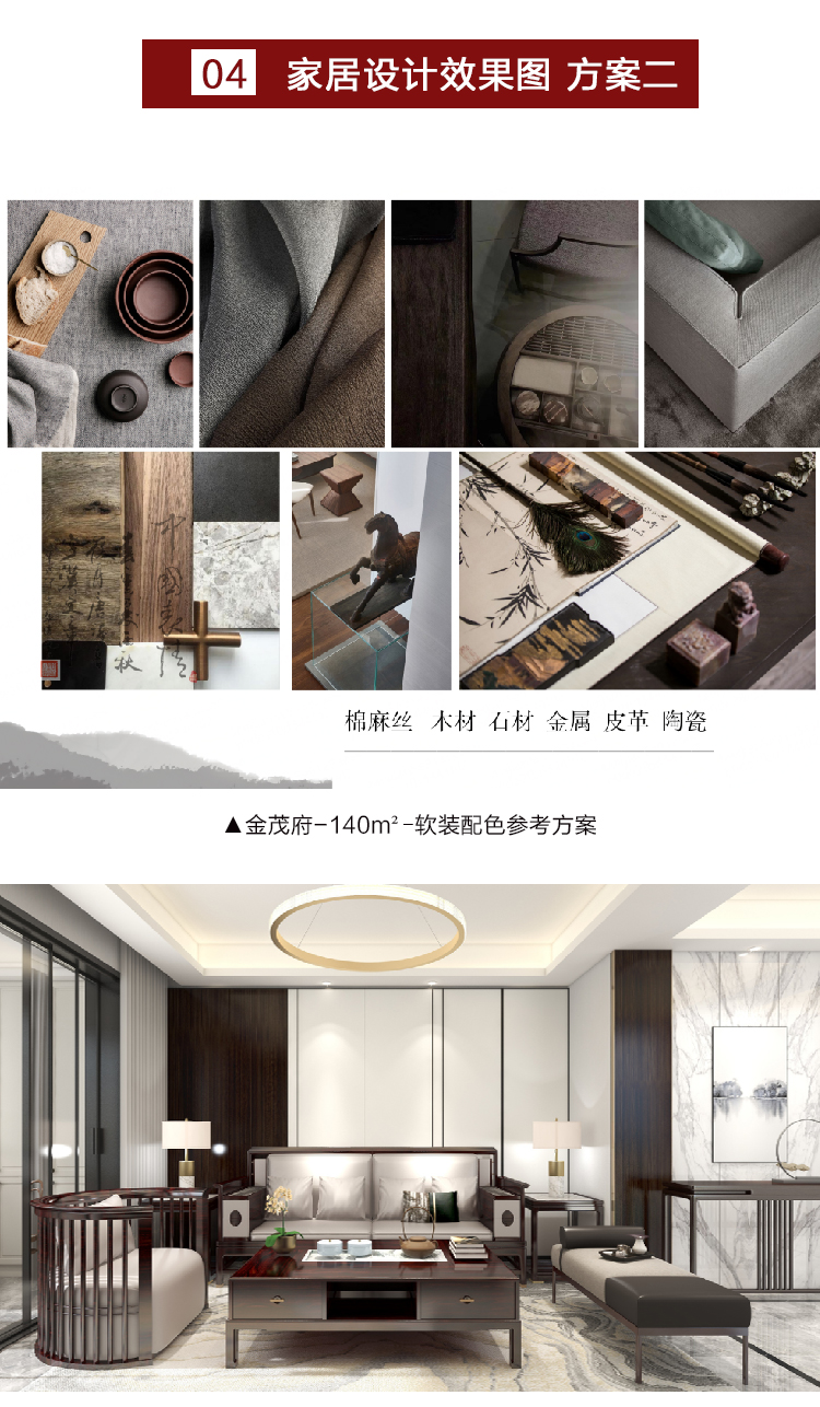 140㎡ 现代简约 研发方案【金茂府】 户型解析-装修设计方案-南通锦华装饰