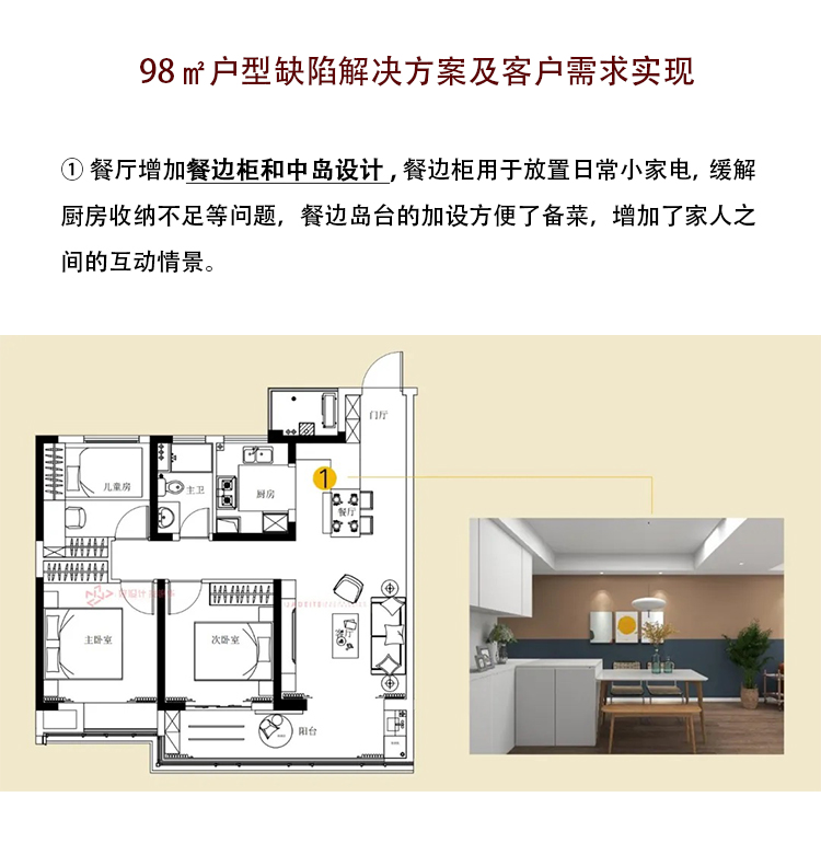【绿城诚园】98㎡户型支招，阳台设计的教科书户型解析-装修设计方案-南通锦华装饰